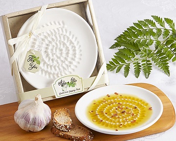 On Tap Oil & Vinegar Garlic Grater Plate