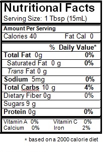 On Tap Oil & Vinegar balsamic vinegar nutritional info