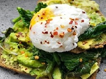 Avocado Toast with Poached Eggs