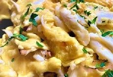 Spicy Crab Egg Scramble