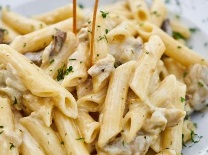 Mushroom Cream Pasta