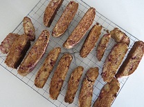 Raspberry Biscotti