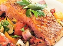 Spanish Baked Salmon